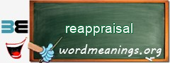 WordMeaning blackboard for reappraisal